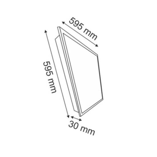 60x60 BACKLIGHT LED PANEL ARMATÜR 40W - 3